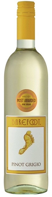 BAREFOOT PINOT GRIGIO WINE 75CL
